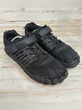 Black Mesh Barefoot Running Minimalist Men’s Shoe Sz EU45 US 11.5-12